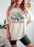 Small Town Christmas Sweatshirt, Vintage Truck, Holiday Gift