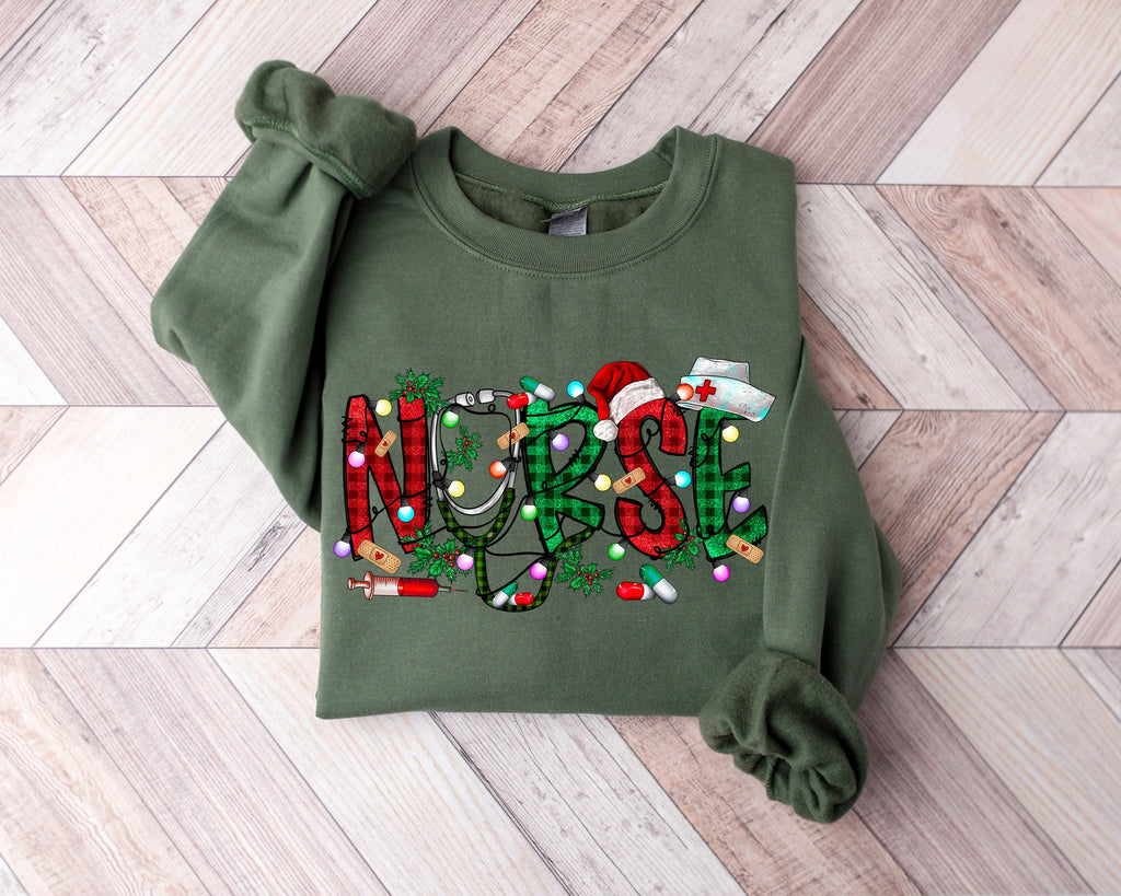 Nurse Christmas Shirt: Holiday Nursing Gift
