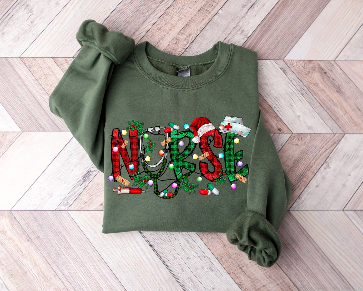 Nurse Christmas Shirt: Holiday Nursing Gift
