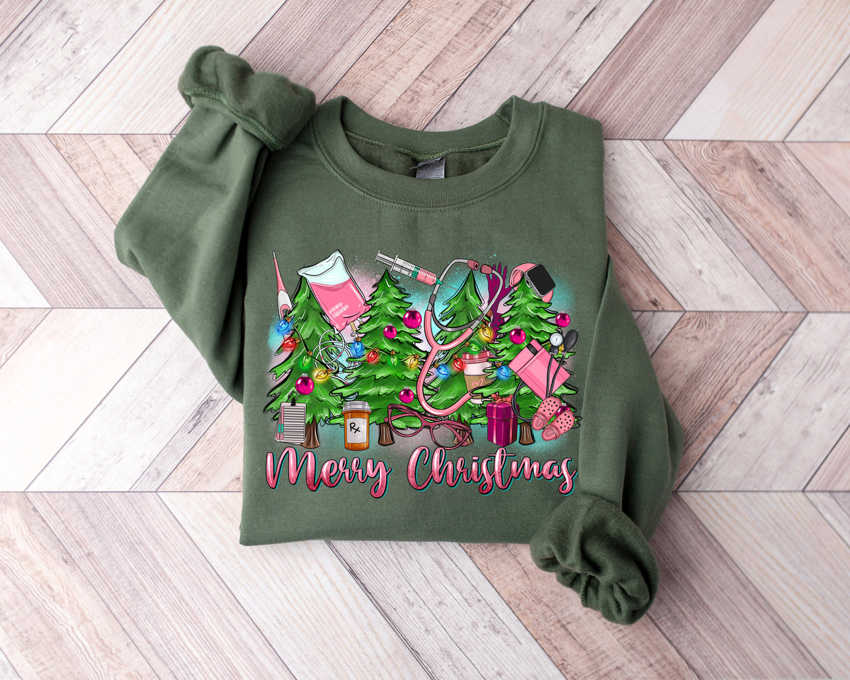 Nurse Christmas T-Shirt: Holiday Nursing Gift