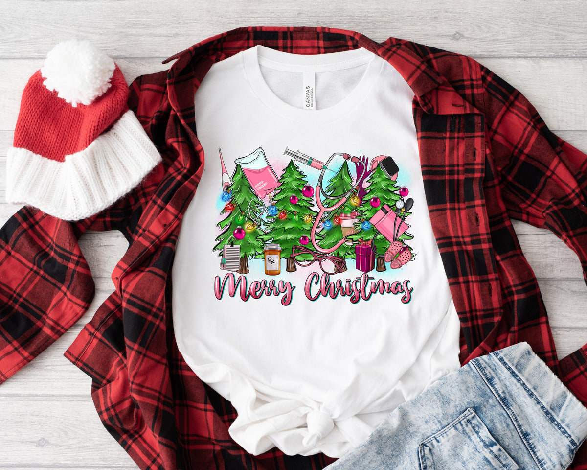 Nurse Christmas T-Shirt: Holiday Nursing Gift