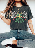 Let's Get Lit Christmas Shirt: Family Holiday Lights Tee