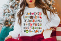 Christmas Alphabet Teacher Shirt, Holiday ABC Pre-K Shirt