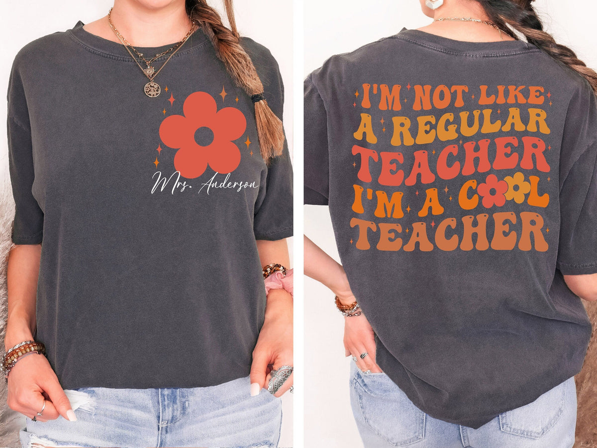Custom Teacher Sweatshirt, Cool Teacher Shirt, Back To School