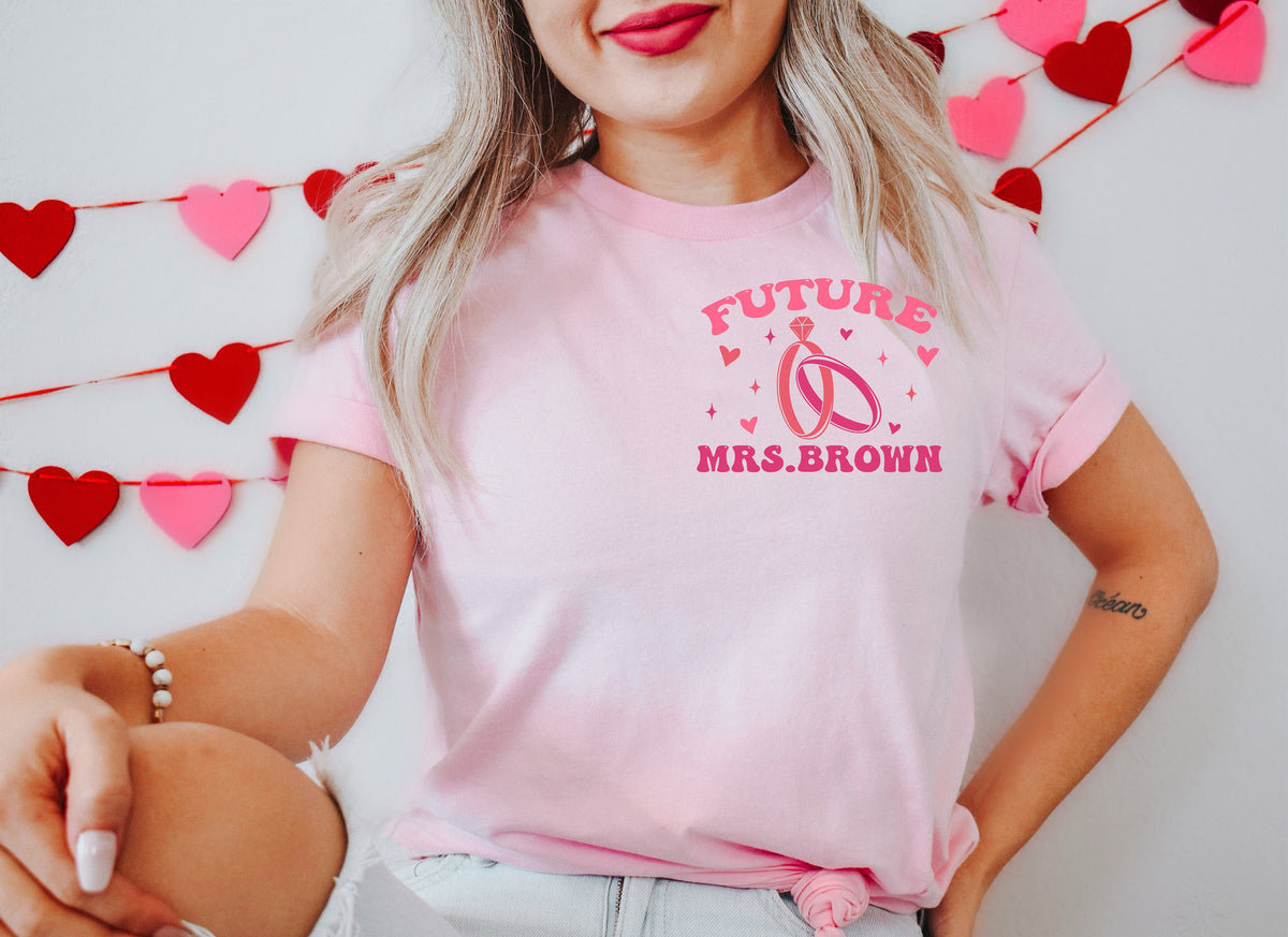 In My Engaged Era Shirt: Custom Bride Gift, Bridal Shower Tee