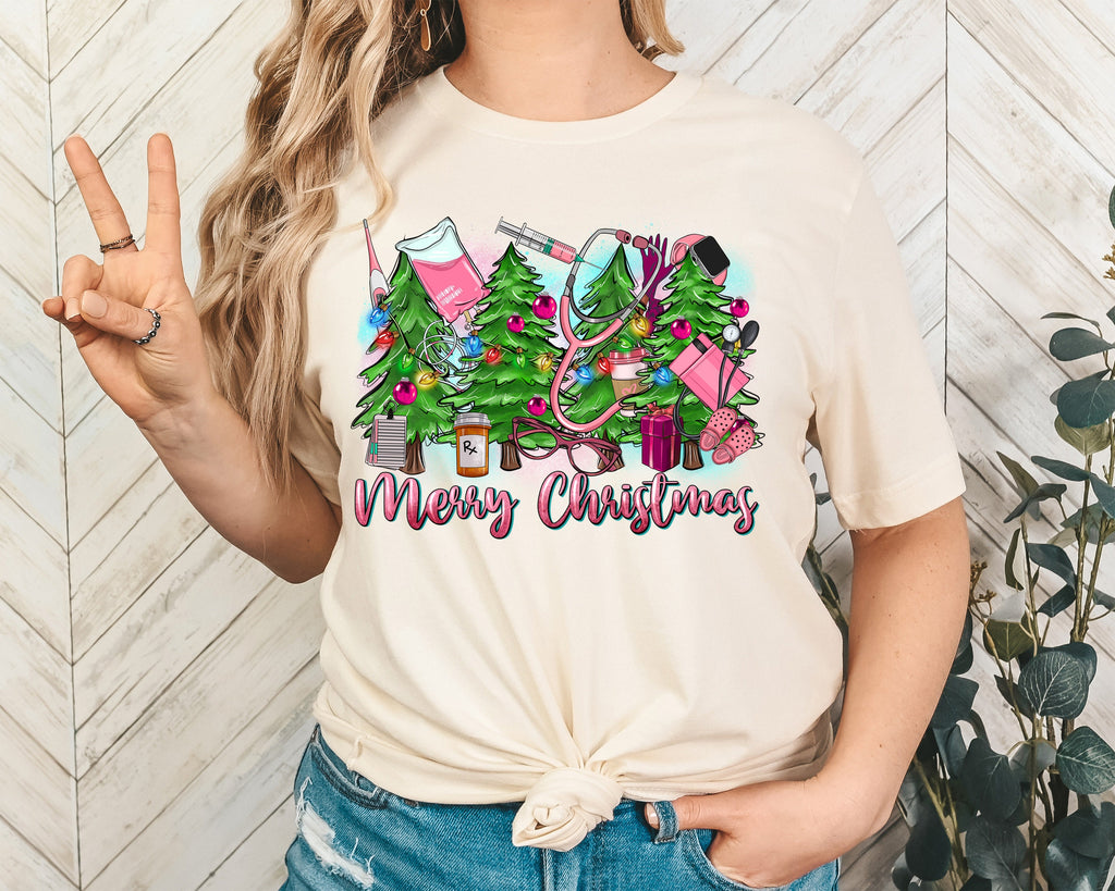 Nurse Christmas T-Shirt: Holiday Nursing Gift