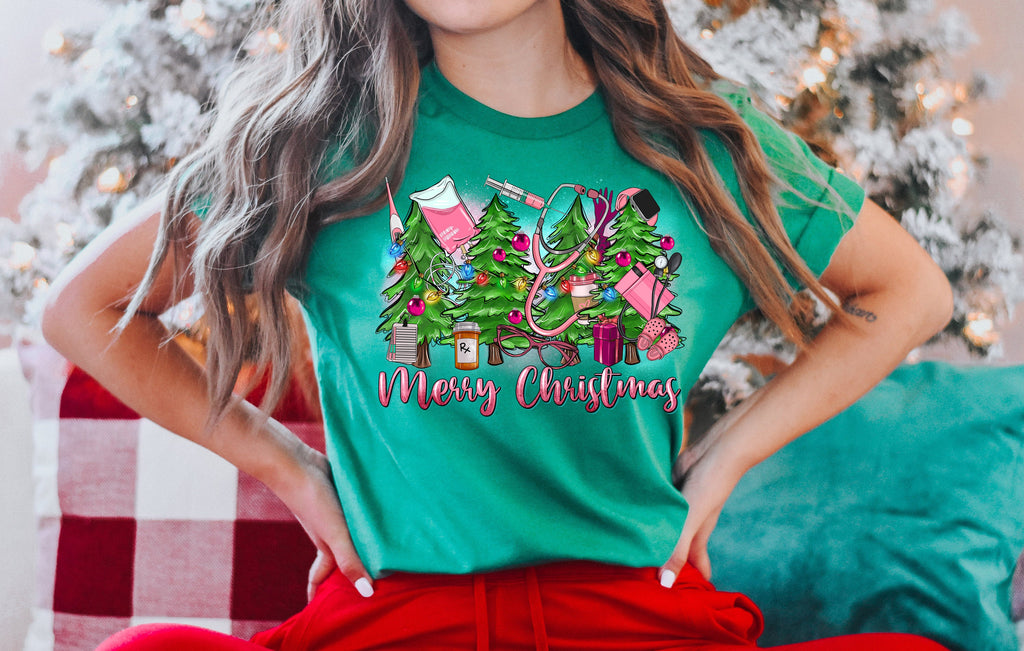 Nurse Christmas T-Shirt: Holiday Nursing Gift