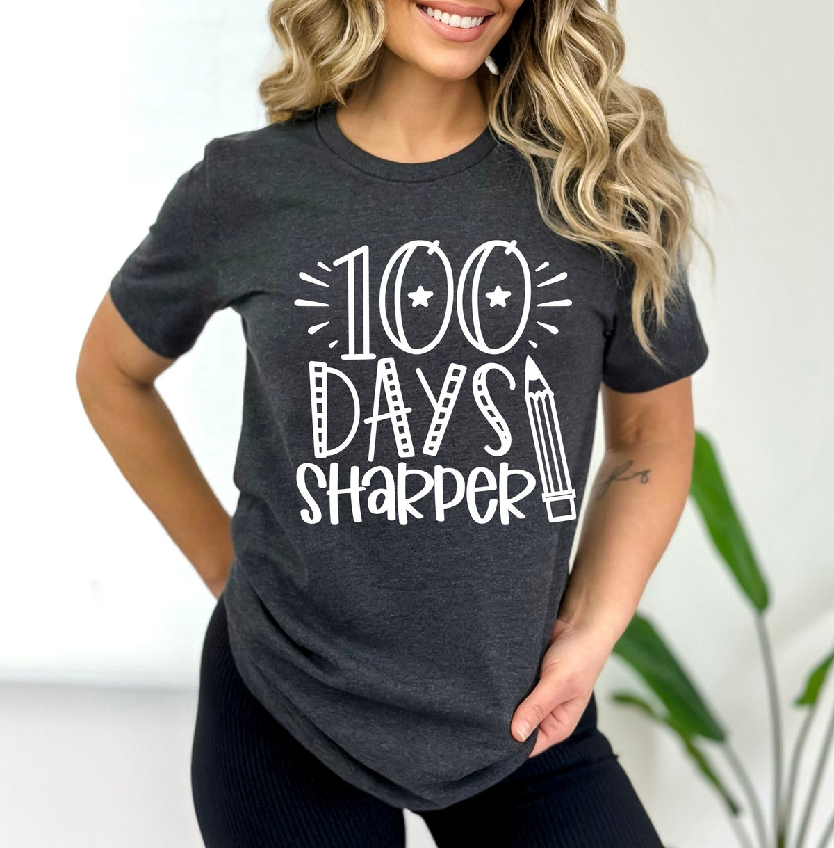 100 Days Sharper Teacher Shirt: Student Tee