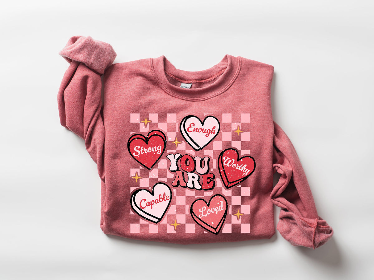 Cute Teacher Valentine shirt, Retro Heart Sweatshirt, Back to School Shirt