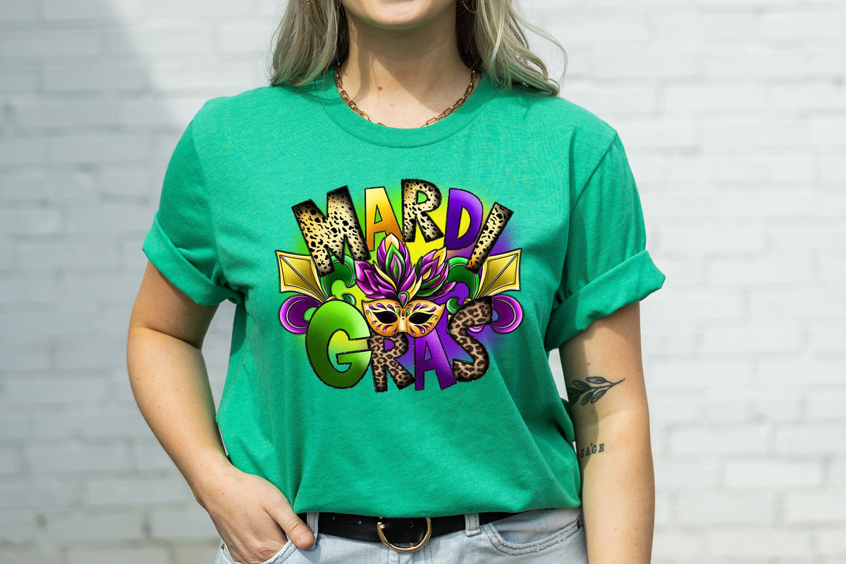 Mardi Gras Shirt: New Orleans Fleur de Lis Tee