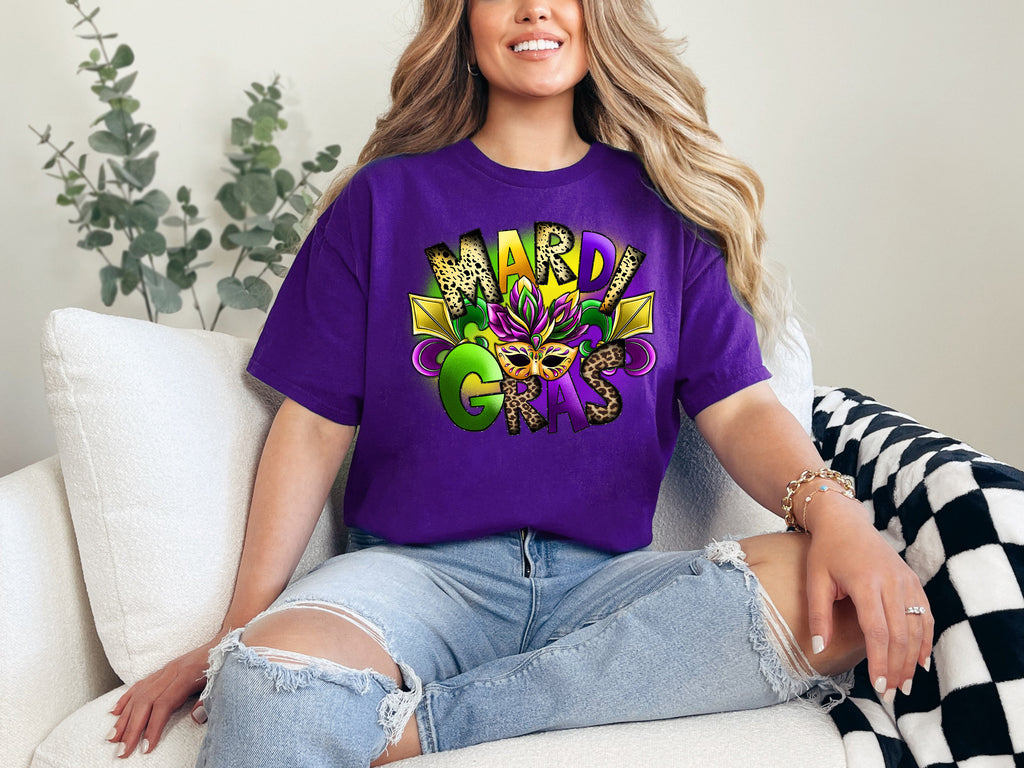 Mardi Gras Shirt: New Orleans Fleur de Lis Tee
