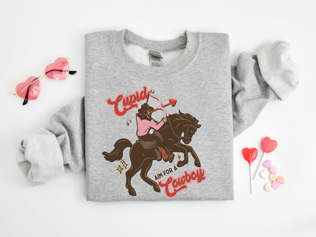 Cupid Cowboy Valentine's Day Shirt: Country Western Tee