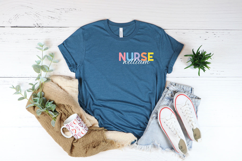 Custom Nurse Shirt: Personalized Nursing School Tee