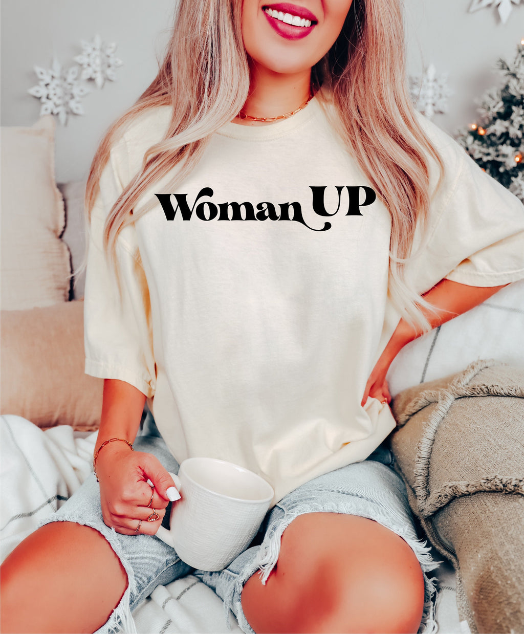 Woman Up T-Shirt: Feminist Empowerment, Motivational Tee