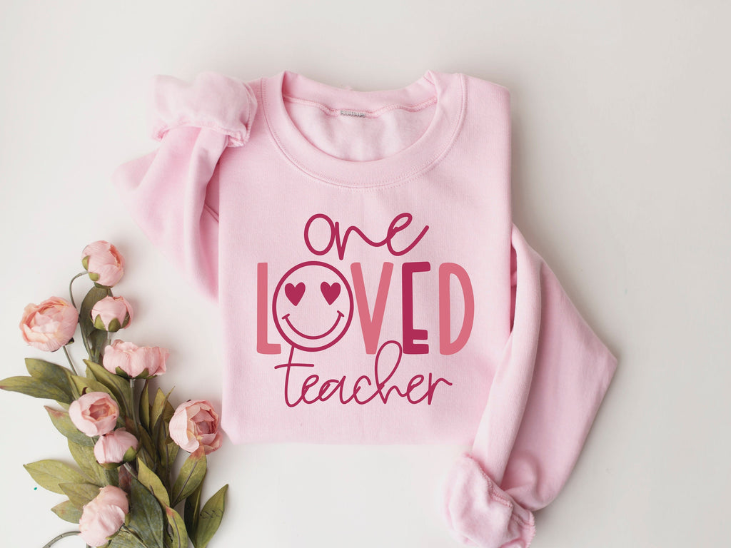 One Loved Teacher Valentine's Day Shirt or Sweatshirt