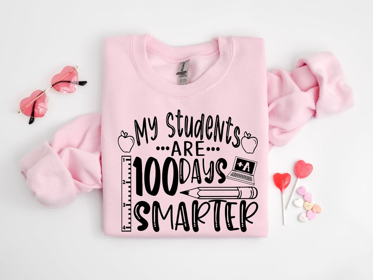 100 Days Smarter Shirt: Teacher Student Tee