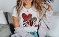 Retro Love Shirt, Leopard Heart, Valentine Gift
