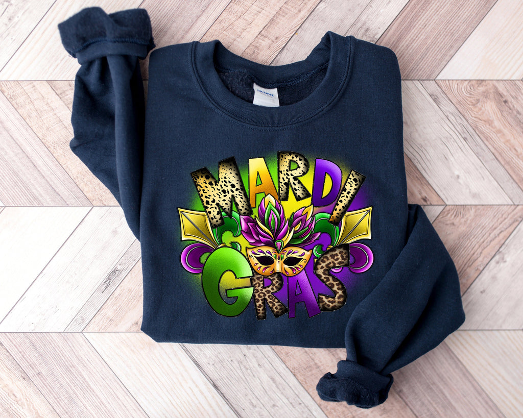 Mardi Gras Shirt: New Orleans Fleur de Lis Tee