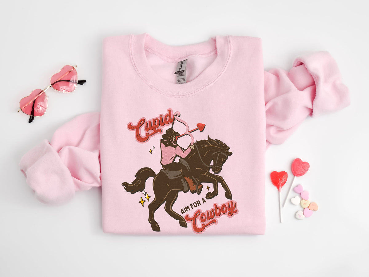Cupid Cowboy Valentine's Day Shirt: Country Western Tee