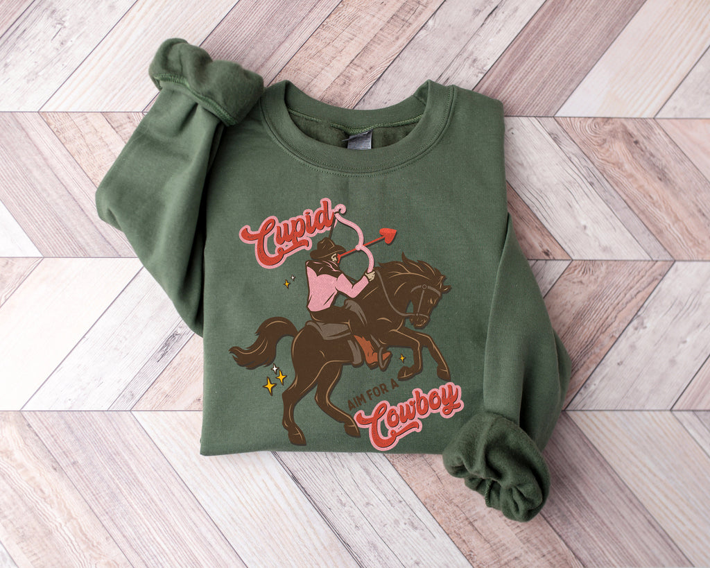 Cupid Cowboy Valentine's Day Shirt: Country Western Tee