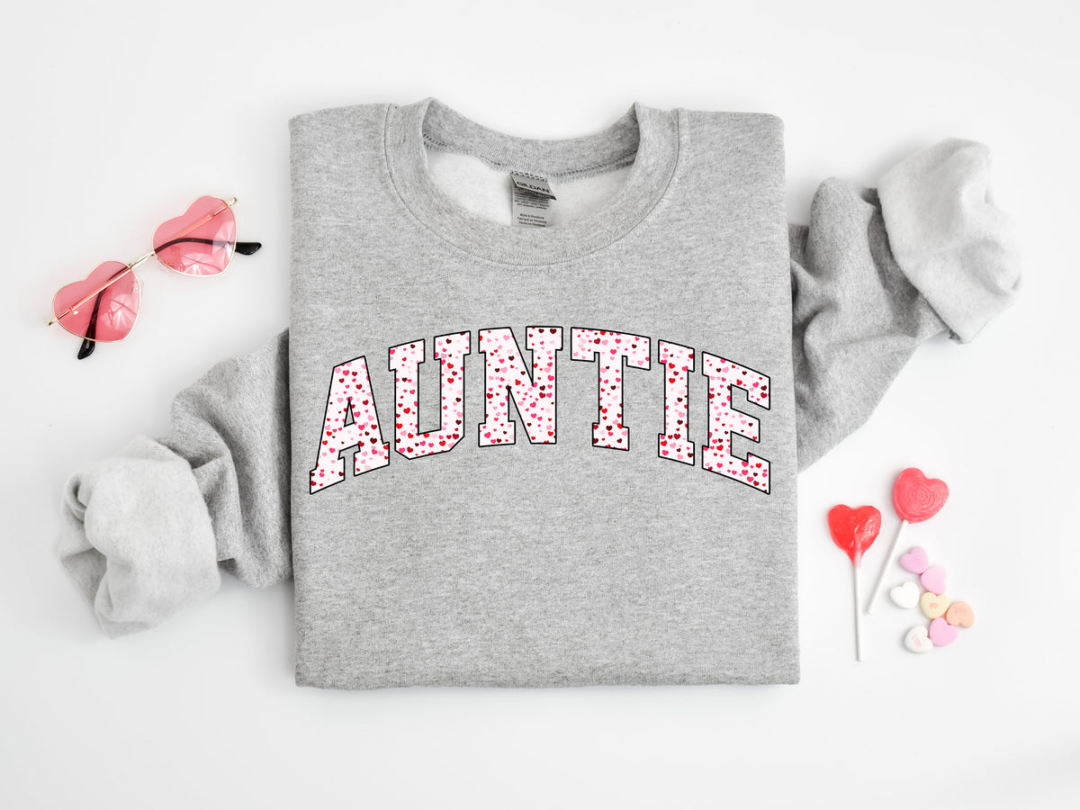 Mama Valentine's Day Sweatshirt: Heart Print Love Shirt