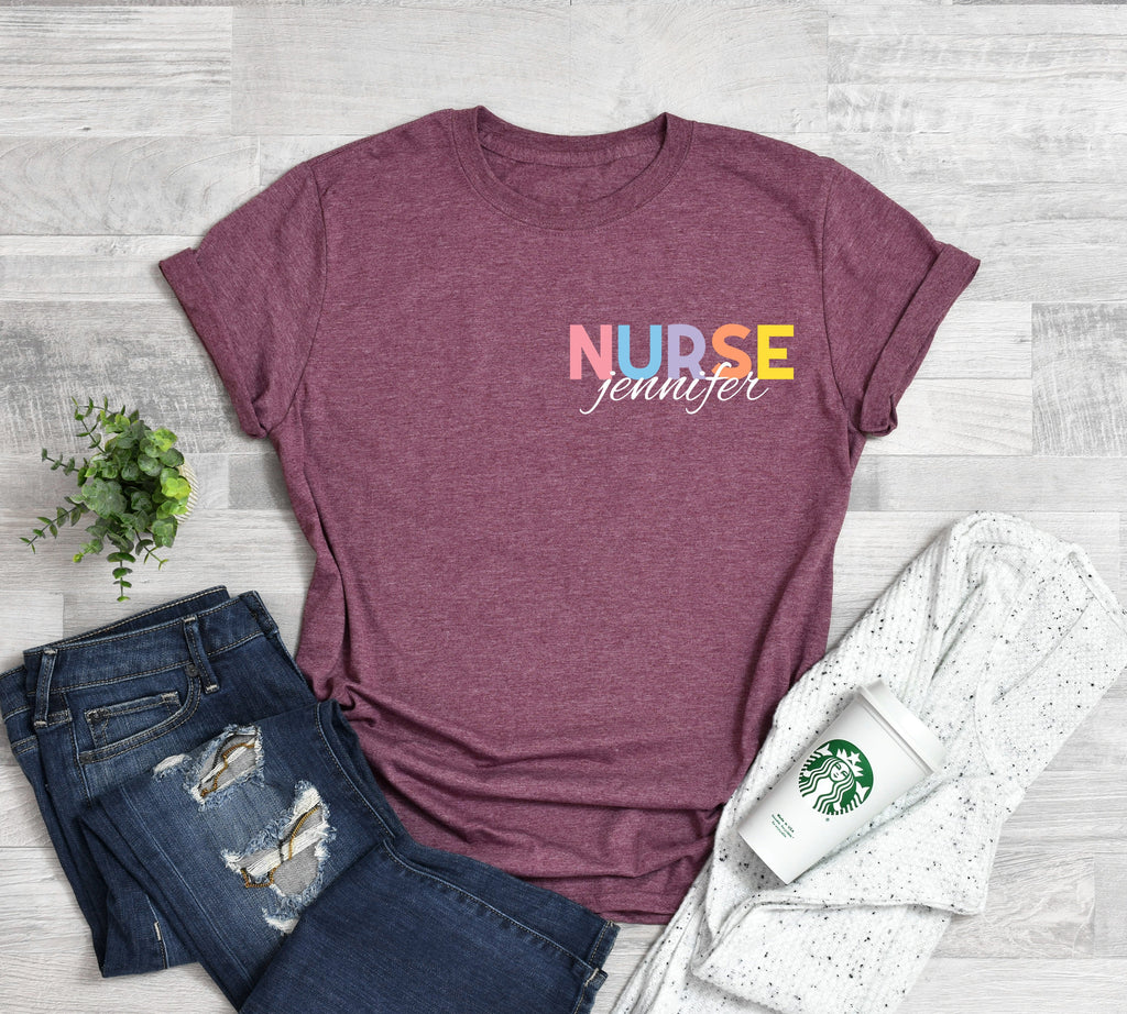 Custom Nurse Shirt: Personalized Nursing School Tee