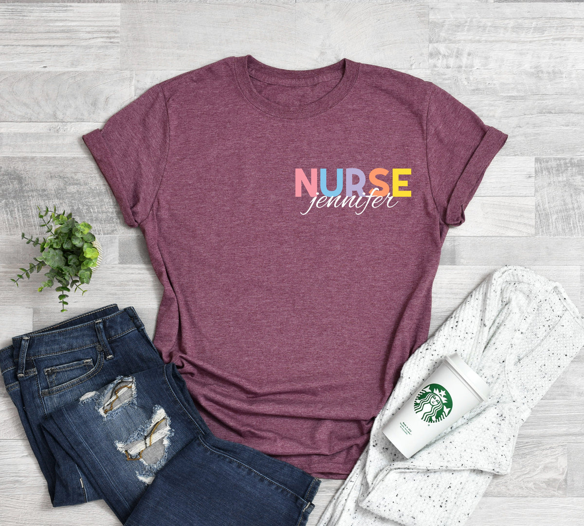 Custom Nurse Shirt: Personalized Nursing School Tee