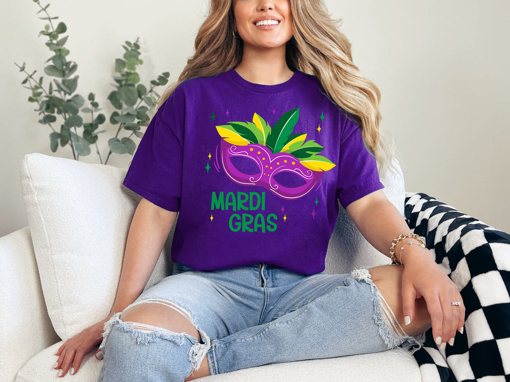 Mardi Gras T-Shirt: Beads, Parades, King Cake, Crawfish