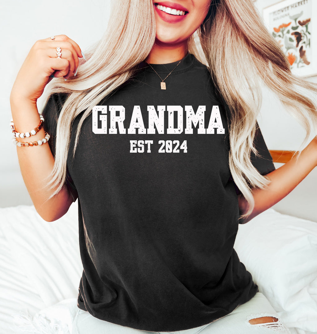 Custom Grandma Est Sweatshirt, Mothers Day Gift