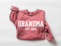 Custom Grandma Est Sweatshirt, Mothers Day Gift
