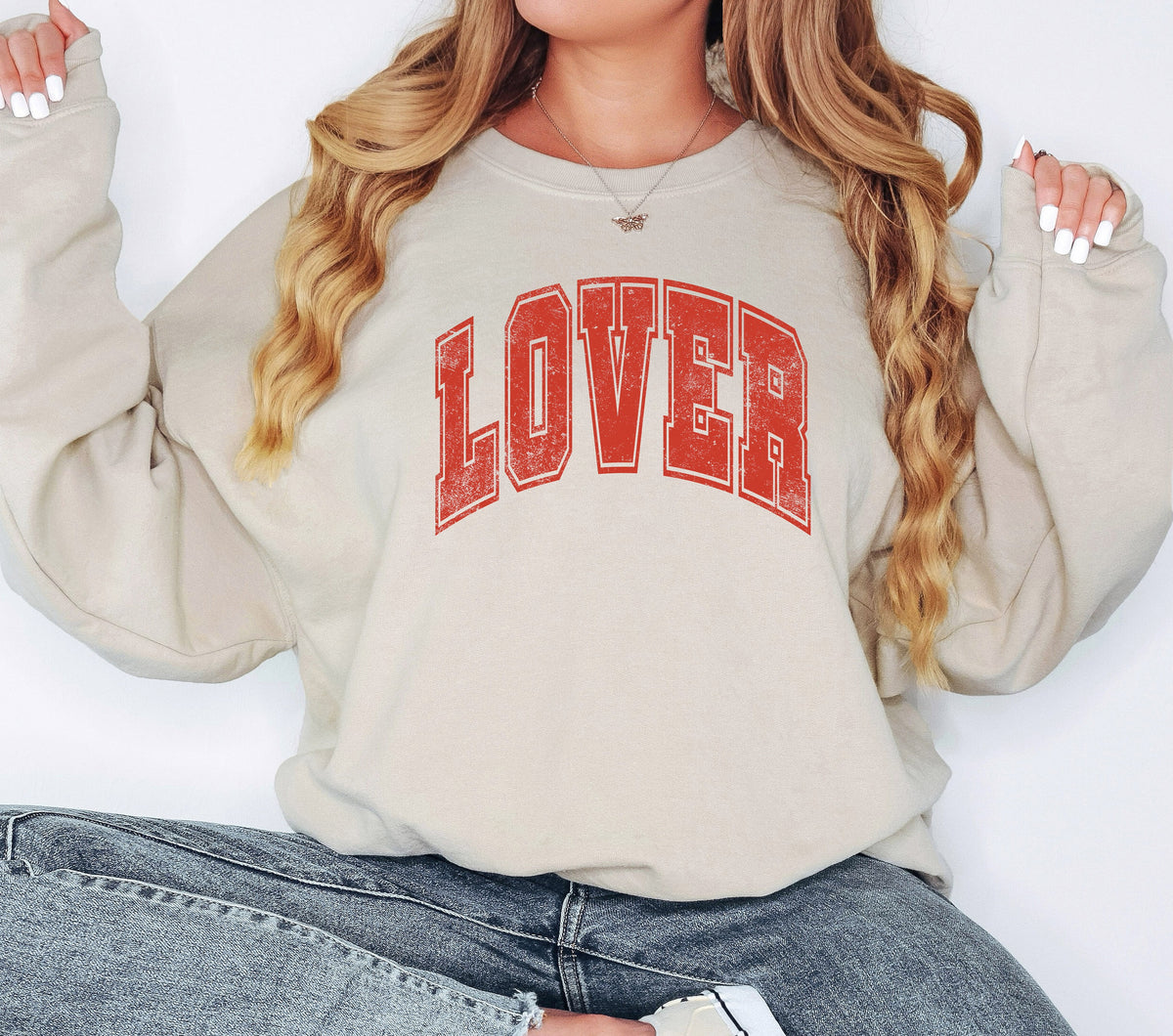 Lover Sweatshirt: Retro Valentine's Day Crewneck
