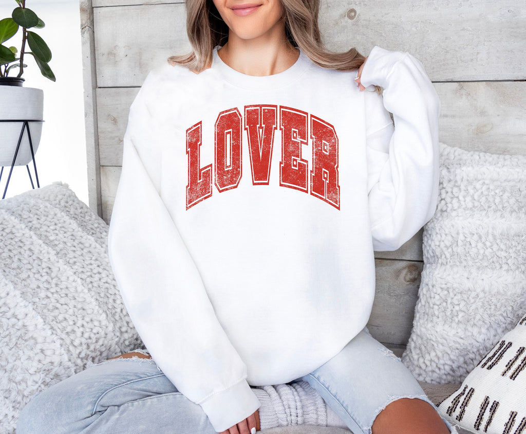 Lover Sweatshirt: Retro Valentine's Day Crewneck
