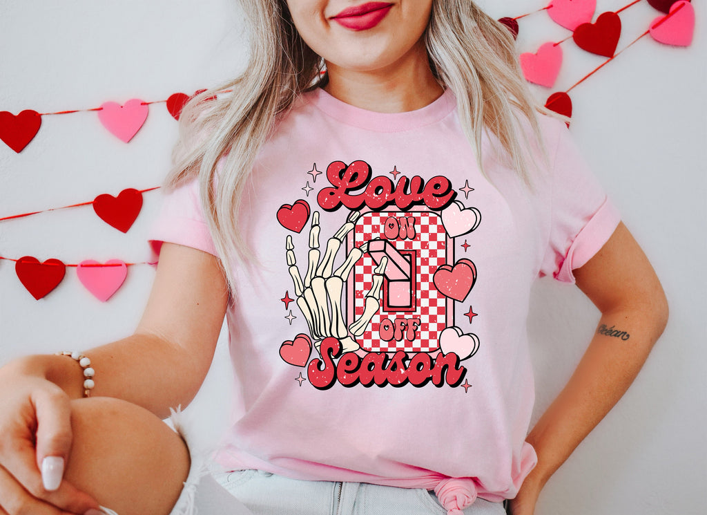Retro Valentine's Day Sweatshirt: Love Season Graphic Tee