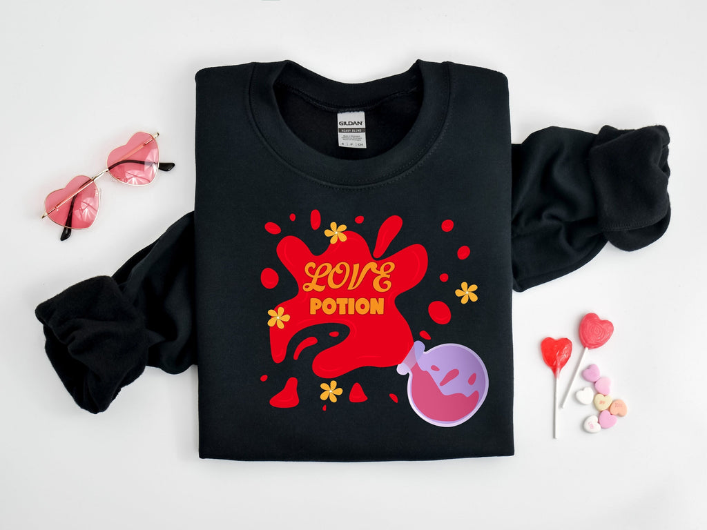 Love Potion Sweatshirt: Valentine's Day Martini Crewneck