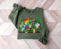 St Patrick's Day Gnomes Shirt: Lucky Shamrock Rainbow Sweatshirt