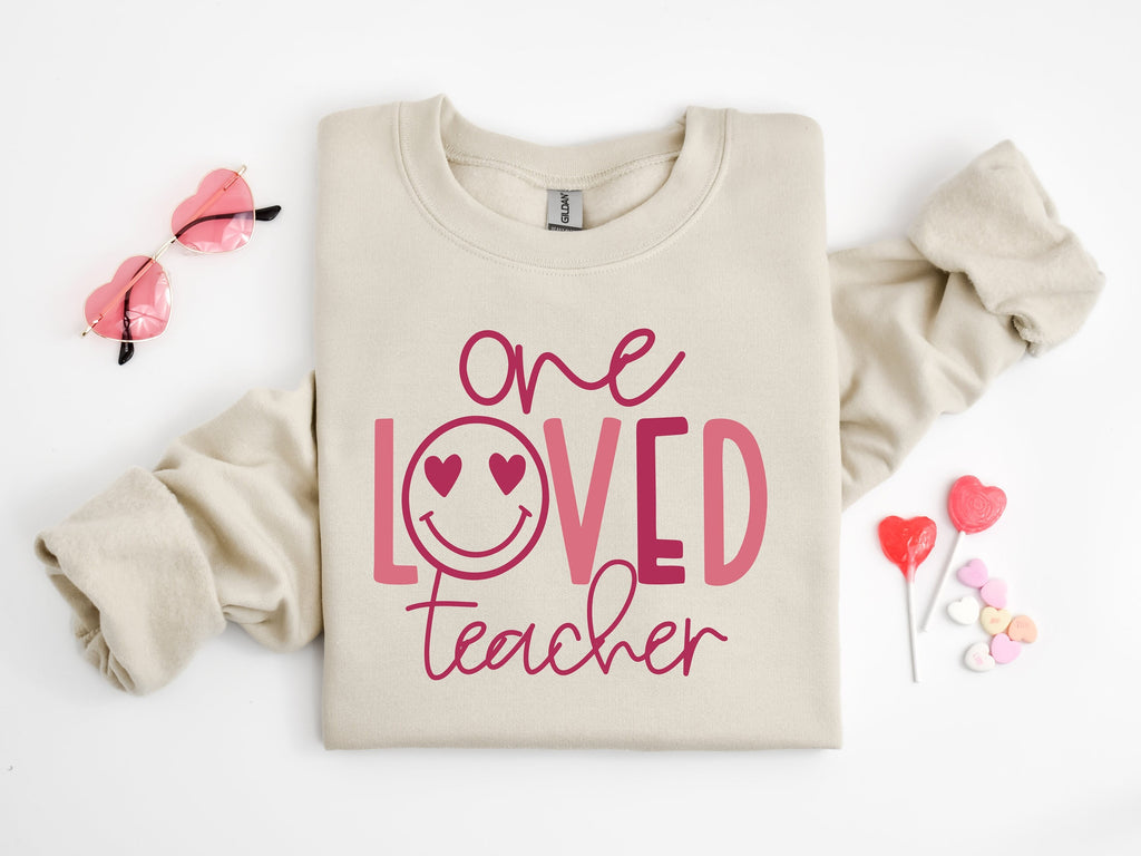 One Loved Teacher Valentine's Day Shirt or Sweatshirt