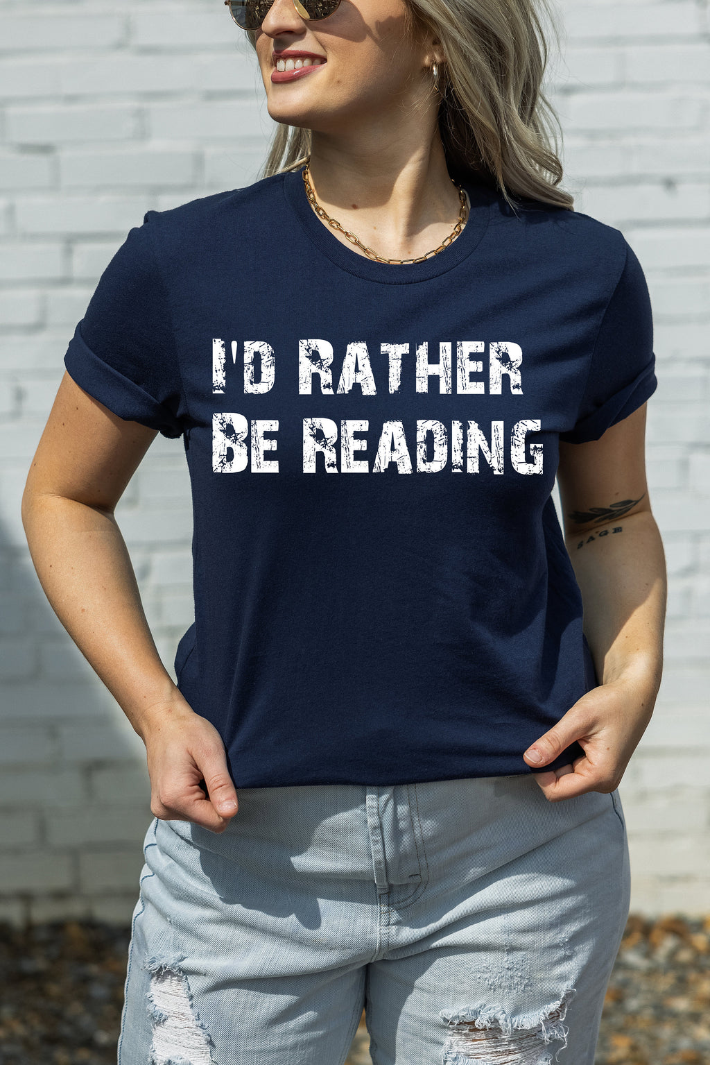 I'd Rather Be Reading Shirt, Teacher Sweatshirt, Librarian Sweatshirt