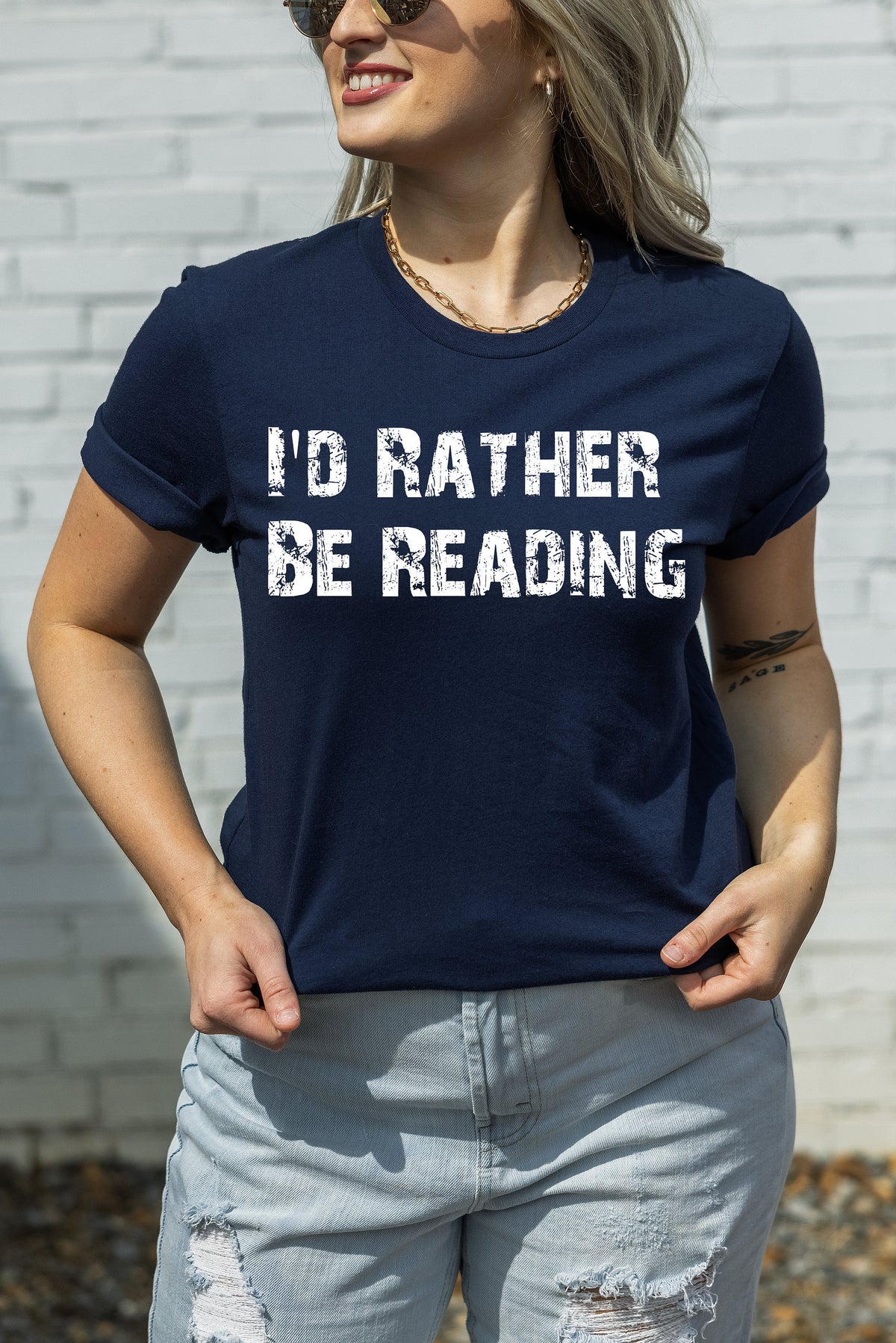 I'd Rather Be Reading Shirt, Teacher Sweatshirt, Librarian Sweatshirt