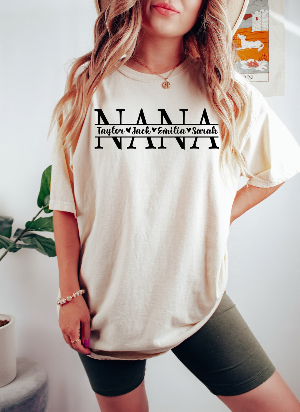 Custom Nana Sweatshirt with Grandkids Names, Mother's Day Gift