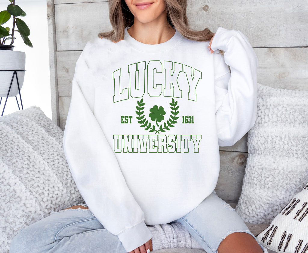 Lucky University St Patrick's Day Sweatshirt