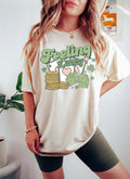 Feeling Lucky Sweatshirt: St Patricks Day Shamrock Clover Shirt