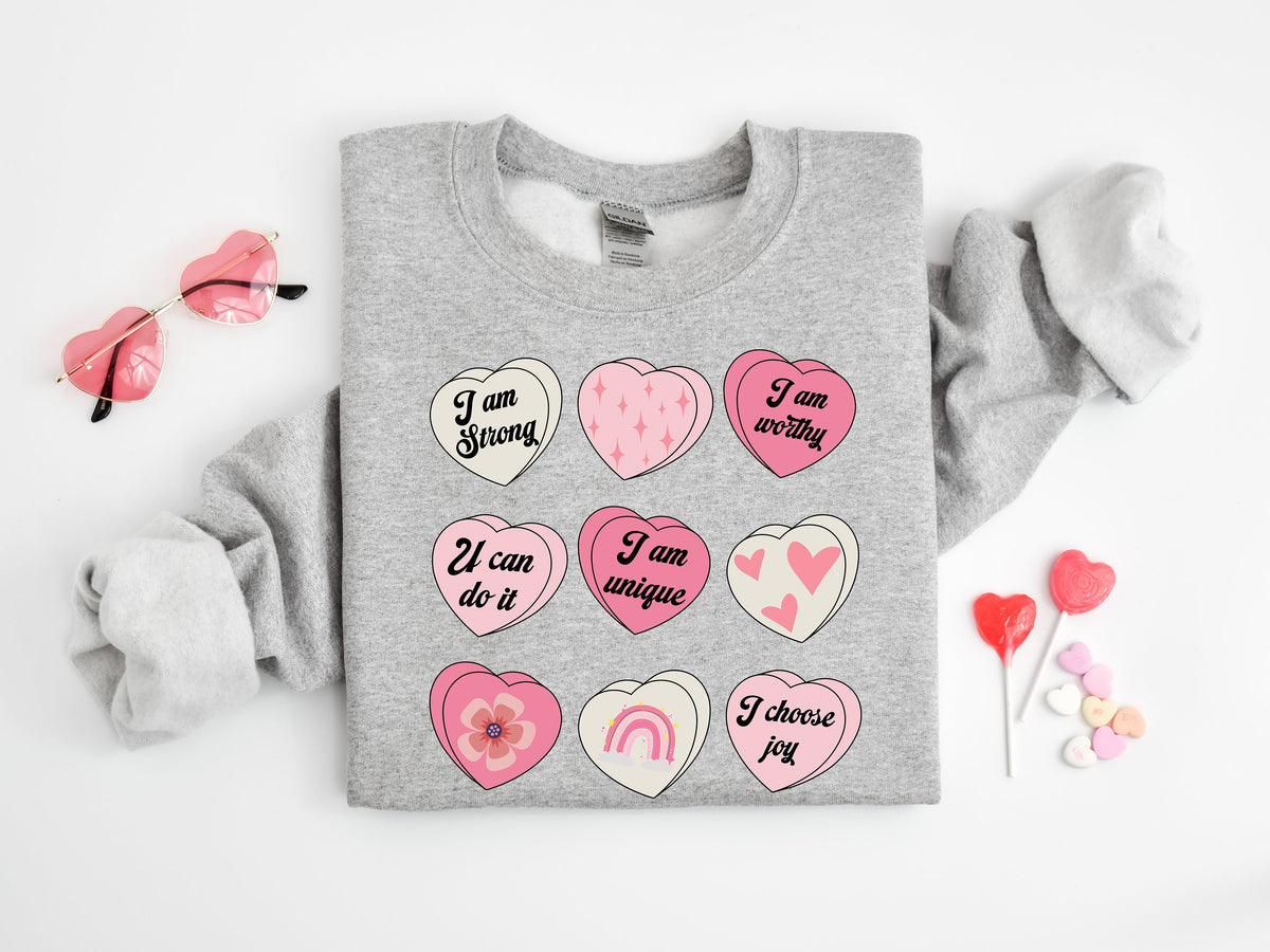 God Says I Am Sweatshirt: Trendy Valentine's Day Hoodie