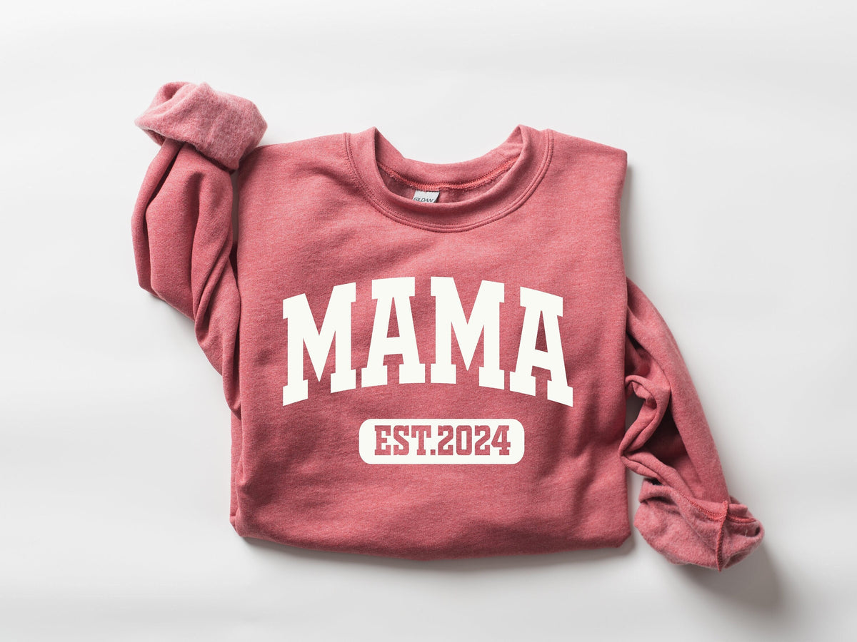 Custom Mama Sweatshirt, Mother's Day Gift, Mom Life Shirt