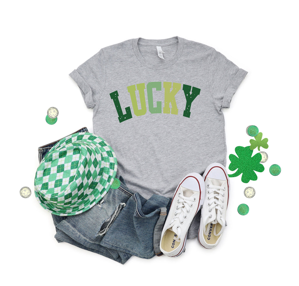 Lucky Vibes Sweatshirt: St Patricks Day Irish Clover Sweater
