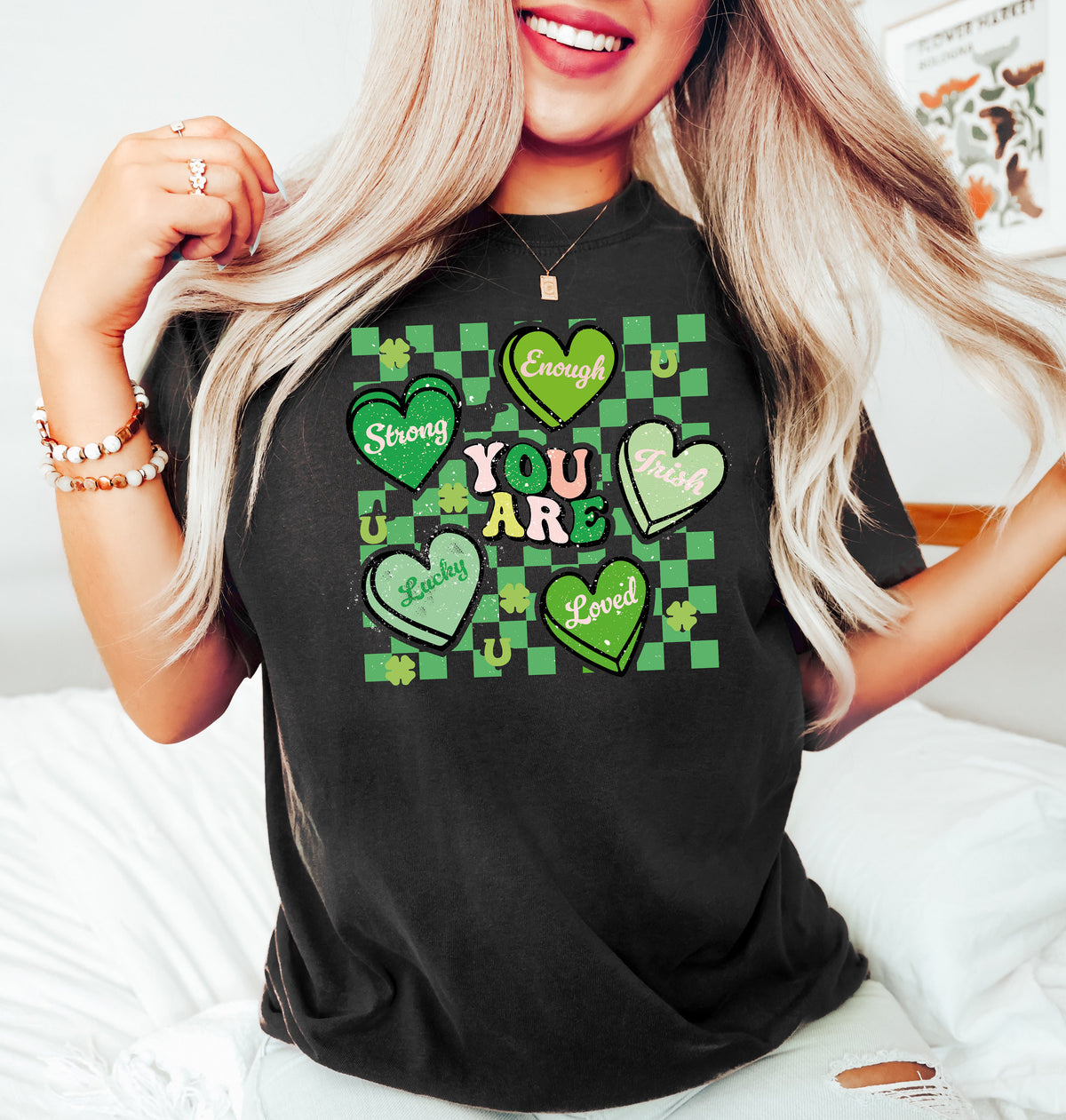 Retro St. Patrick's Day Teacher Sweatshirt: Lucky Charm Shirt