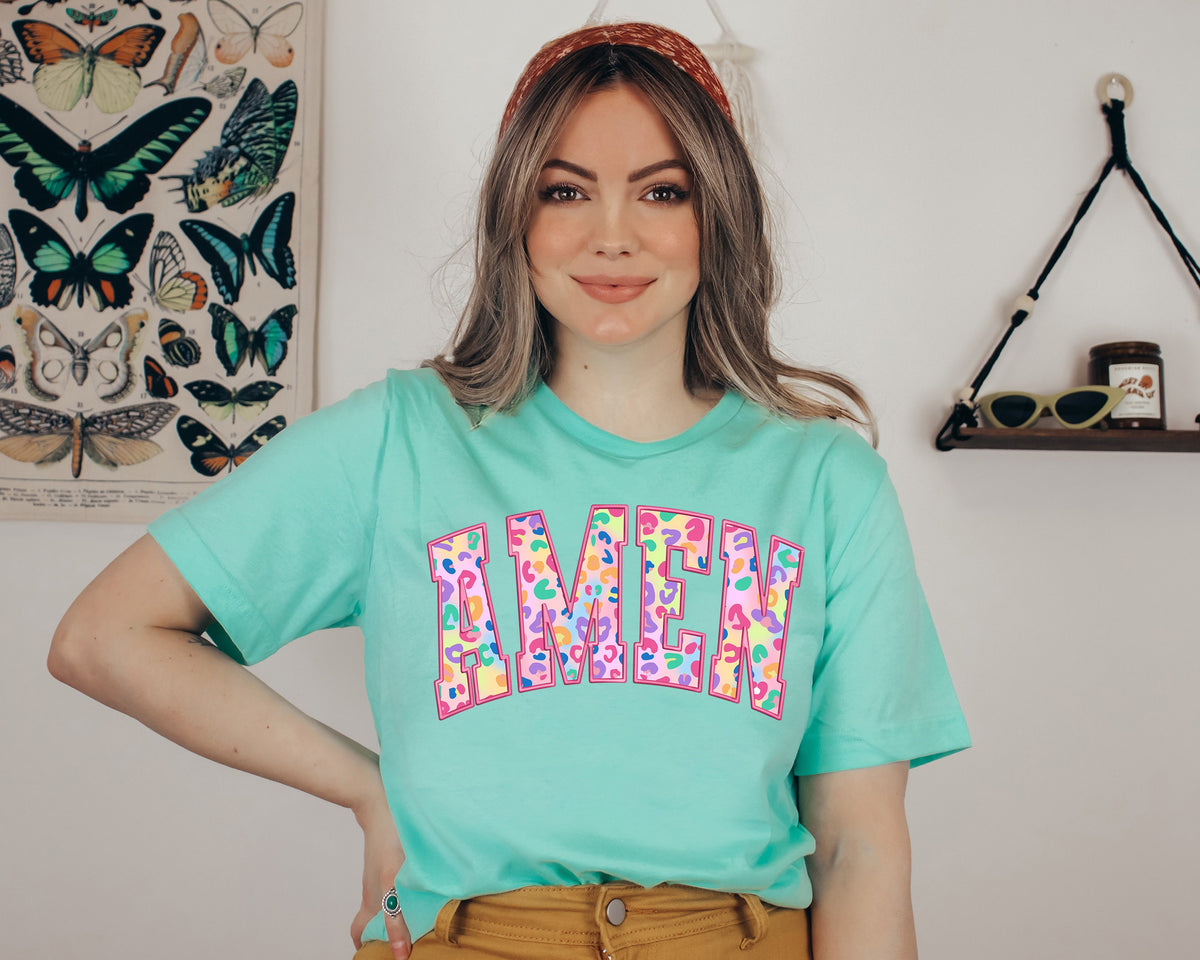 Easter Amen Shirt: Christian Faith, Colorful Easter Design
