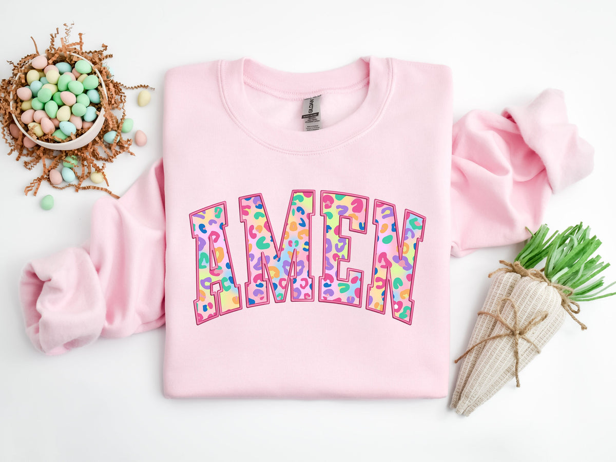 Easter Amen Shirt: Christian Faith, Colorful Easter Design