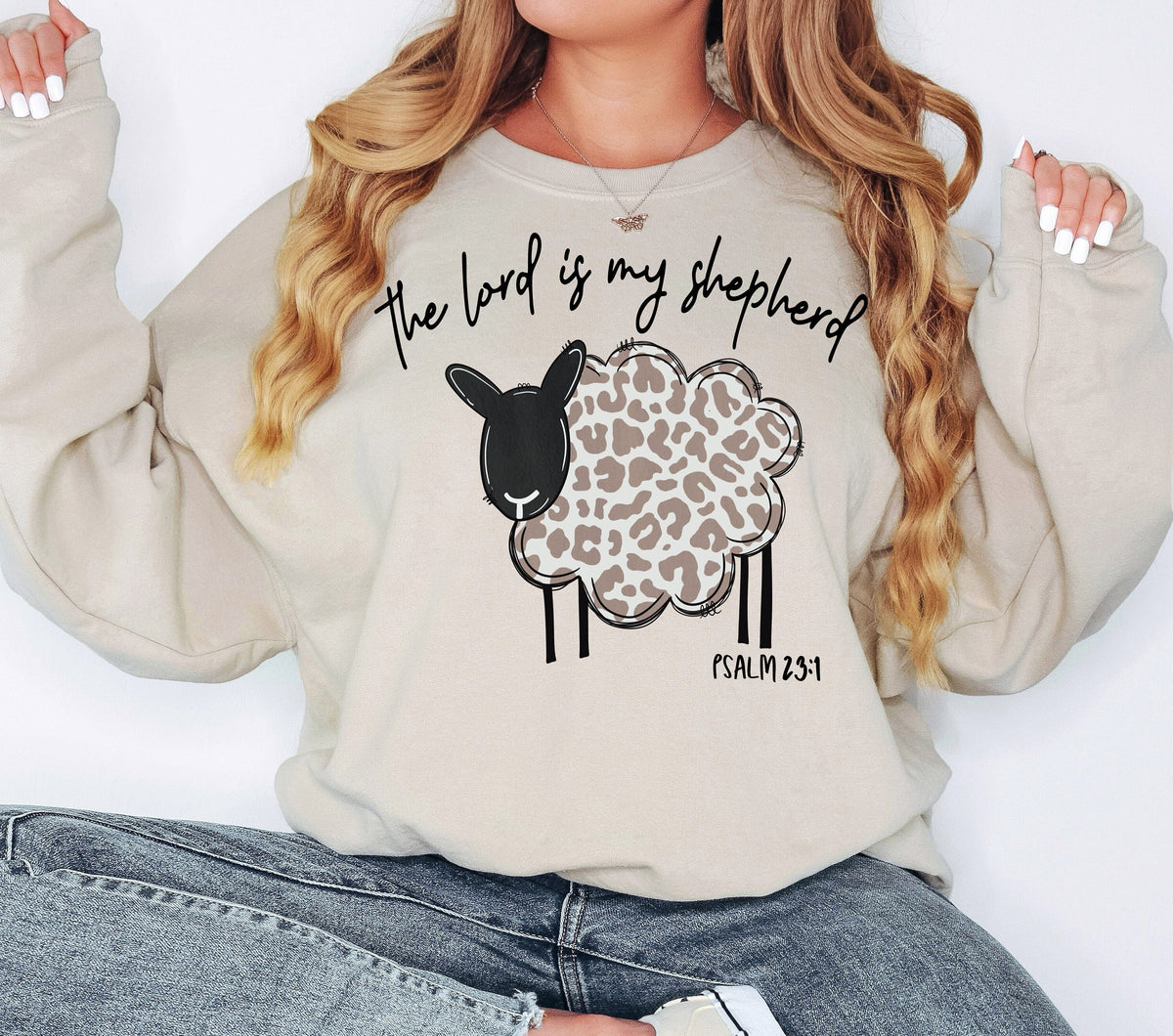 Lost Sheep Sweatshirt: Christian Easter Bible Verse Shirt