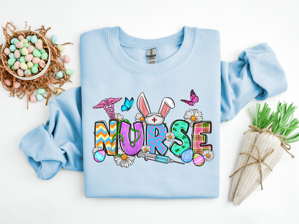 Nurse Easter Bunny T-Shirt, Easter Day Gift