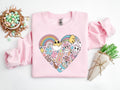 Easter Heart Shirt: Women's Bunny Rabbit Tee